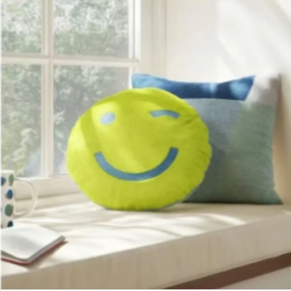 Room Essentials smiley chartreuse